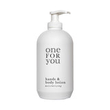 Dispenser monouso Crema Mani e Corpo, 480 ml - One For You