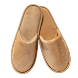 Ciabattine Luxury beige in velour