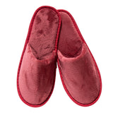Ciabattine Luxury bordeaux in velour