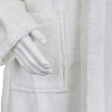 Accappatoio modello collo a scialle in spugna soft touch, 380g/m2