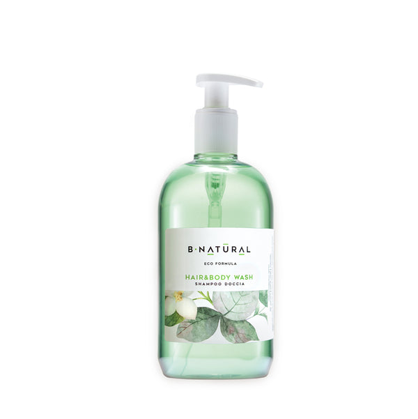 Dispenser ricaricabile Bagnodoccia e Shampoo, 500 ml - B Natural