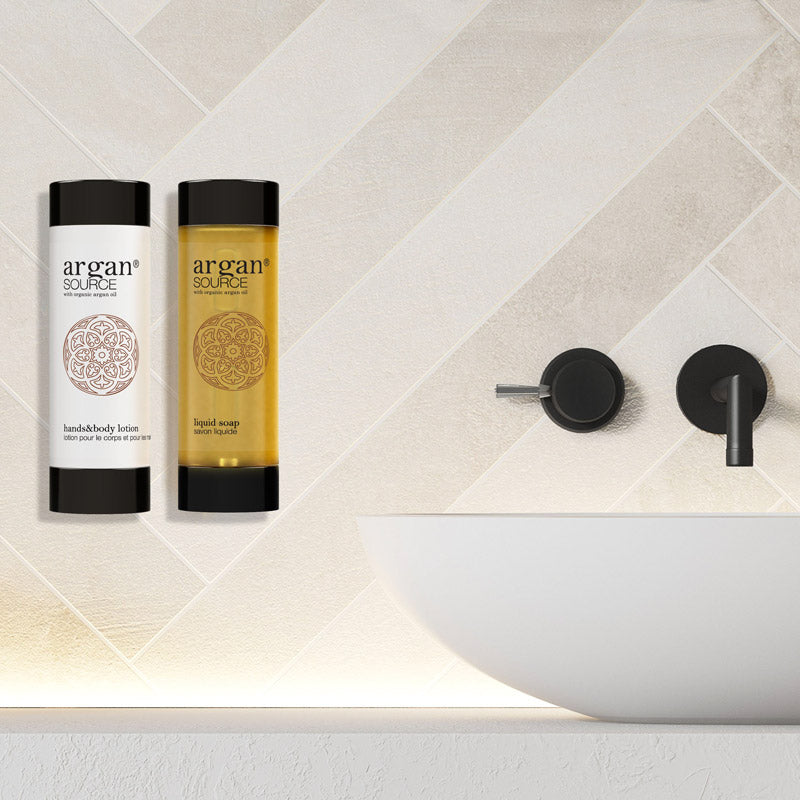 Dispenser monouso Bagnodoccia e Shampoo, 350 ml - Argan Source