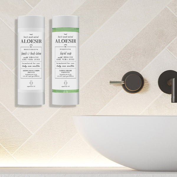 Dispenser monouso Sapone Liquido, 350 ml - Aloesir