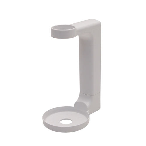 Supporto da muro in plastica bianco per dispenser da 500 ml