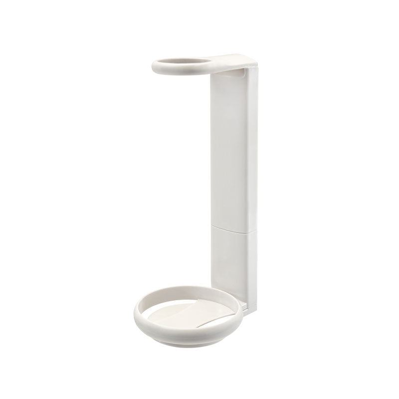 SUPPORTO DA MURO IN PLASTICA BIANCO PER DISPENSER DA 300 ML