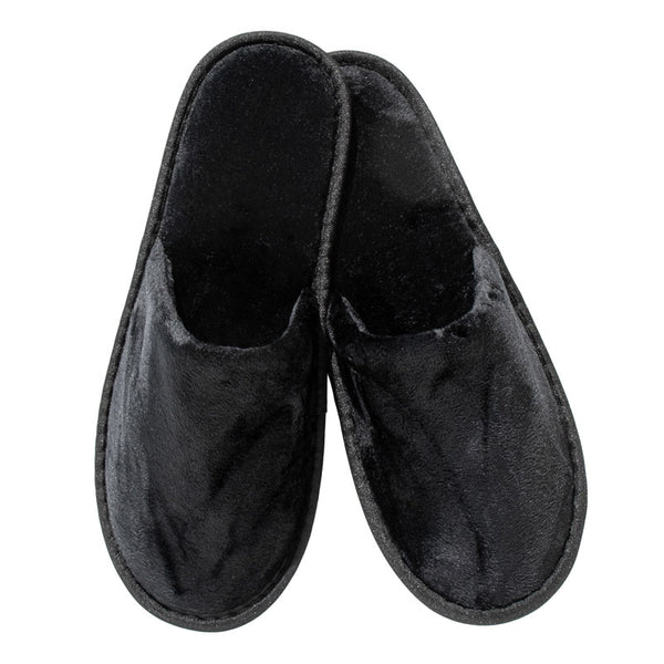Ciabattine Luxury nere in velour