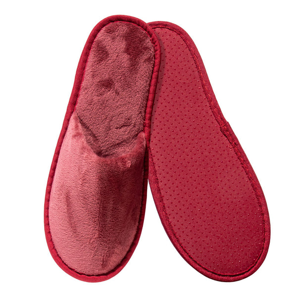 Ciabattine Luxury bordeaux in velour