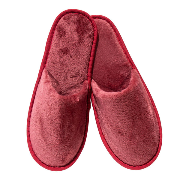 Ciabattine Luxury bordeaux in velour