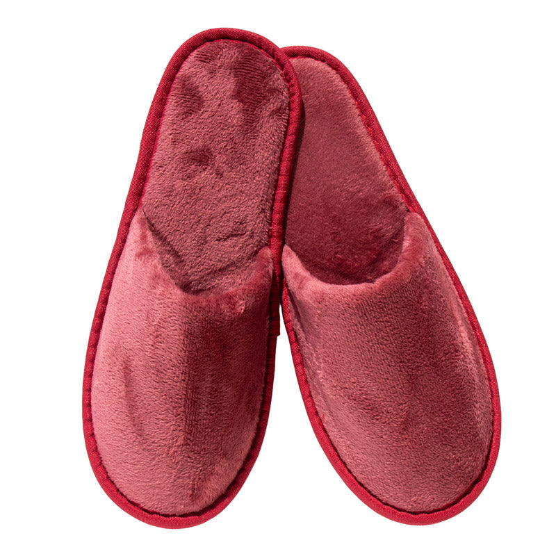Ciabattine Luxury bordeaux in velour