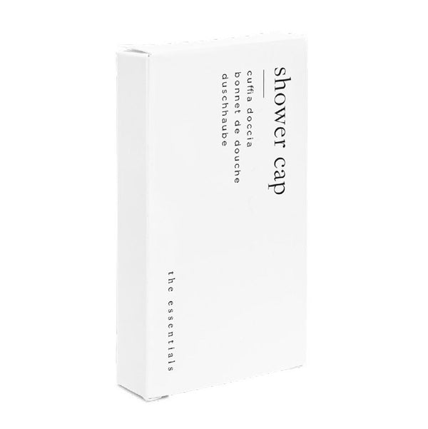 Cuffia Doccia in astuccio di cartone bianco