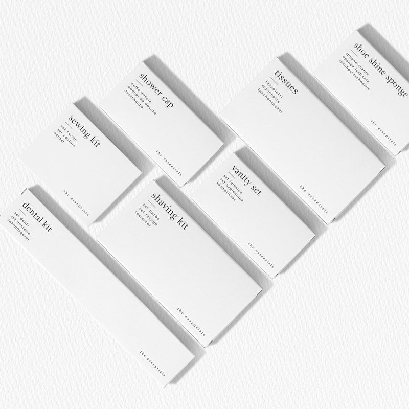Set Fazzoletti in astuccio di cartone bianco