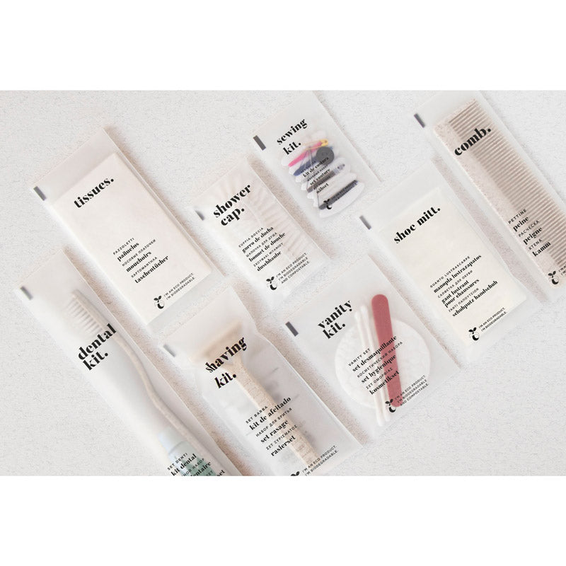 Set fazzoletti biodegradabile in Eco flowpack
