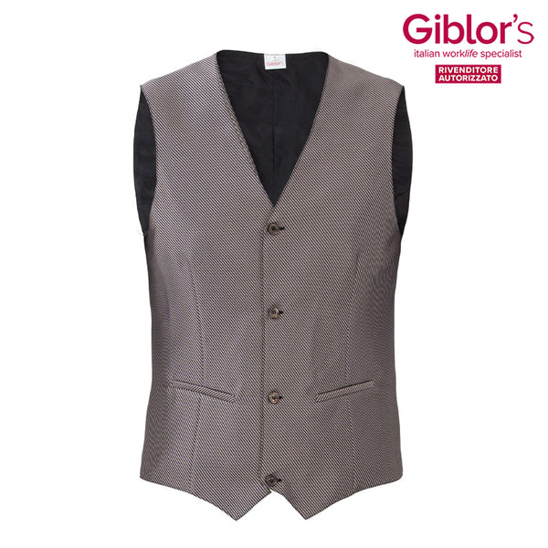 Gilet Cora, Colore Jeans Blu - Giblor's