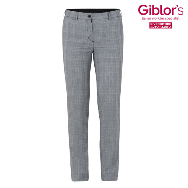 Pantalone Rebecca, Colore Scozzese Grigio - Giblor's