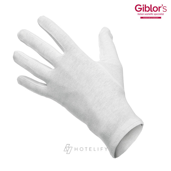 Guanti Cameriere, Colore Bianco - Giblor's