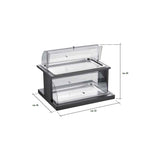 Alzata 2 Piani Con Doppia Cupola Refrigerata, Wengé, buffet Classic - Pintinox