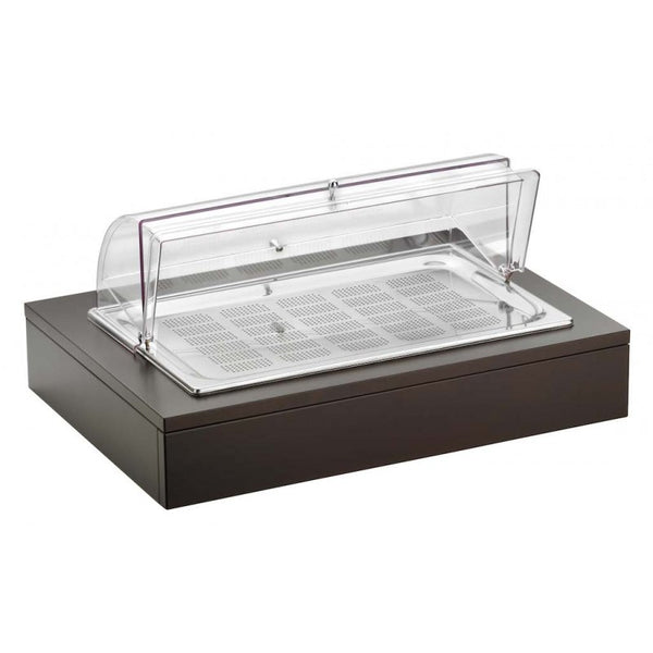 Vassoio Forato Porta Burro E Marmellata Refrigerato, Wengé, Buffet Classic - Pintinox