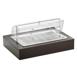 Vassoio Forato Porta Burro E Marmellata Refrigerato, Wengé, buffet Classic - Pintinox