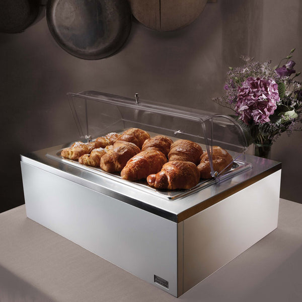 Vassoio Per Brioches Riscaldato Con Resistenza Elettrica, bianco, buffet 5 Stelle - Pintinox