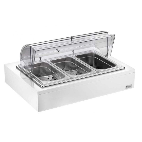 Porta Yogurt E Verdure A Doppia Parete Refrigerato, Bianco, Buffet 5 Stelle - Pintinox