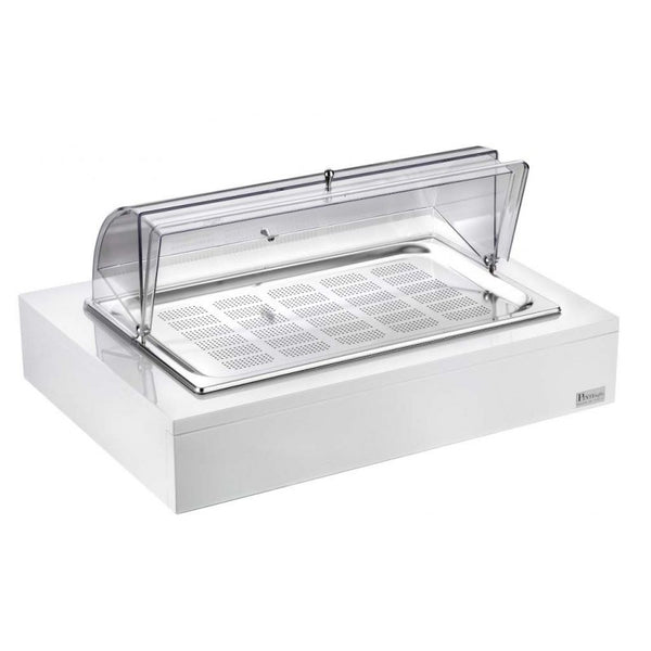 Vassoio Forato Porta Burro E Marmellata Refrigerato, Bianco, Buffet 5 Stelle - Pintinox