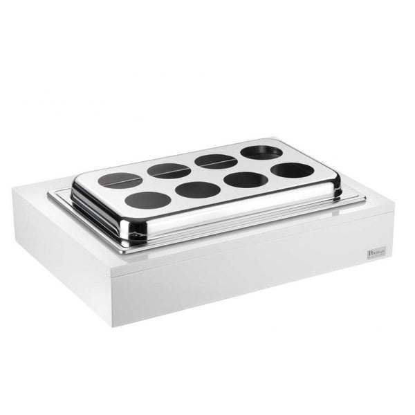 Porta Bottiglie A Doppia Parete Refrigerato, Bianco, Buffet 5 Stelle - Pintinox