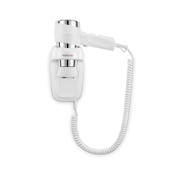 Asciugacapelli da parete Action Protect, 1600W, bianco/cromo