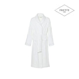 Accappatoi in Velour Lusso 400 g/m2 con rifiniture colore bianco - Frette