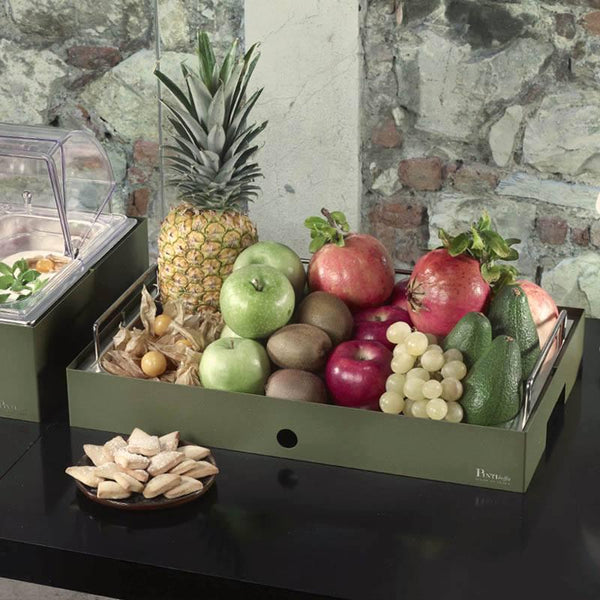 Porta Frutta con Base Bassa, Buffet Caleido - Pintinox