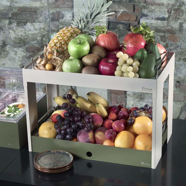 Porta Frutta con Base a Ponte, Buffet Caleido - Pintinox