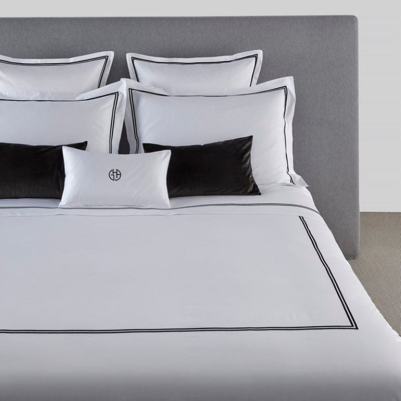 Copripiumino Raso Liscio 300 fili New York cm 220x240 (1 piazza e 1/2) - Frette