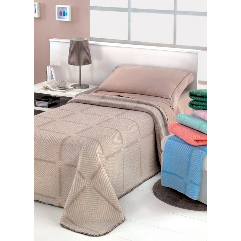 Coperta Optical Bordo Vellutino