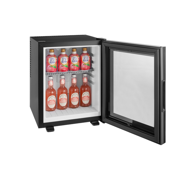 Minibar termoelettrico con porta a vetro 30 litri