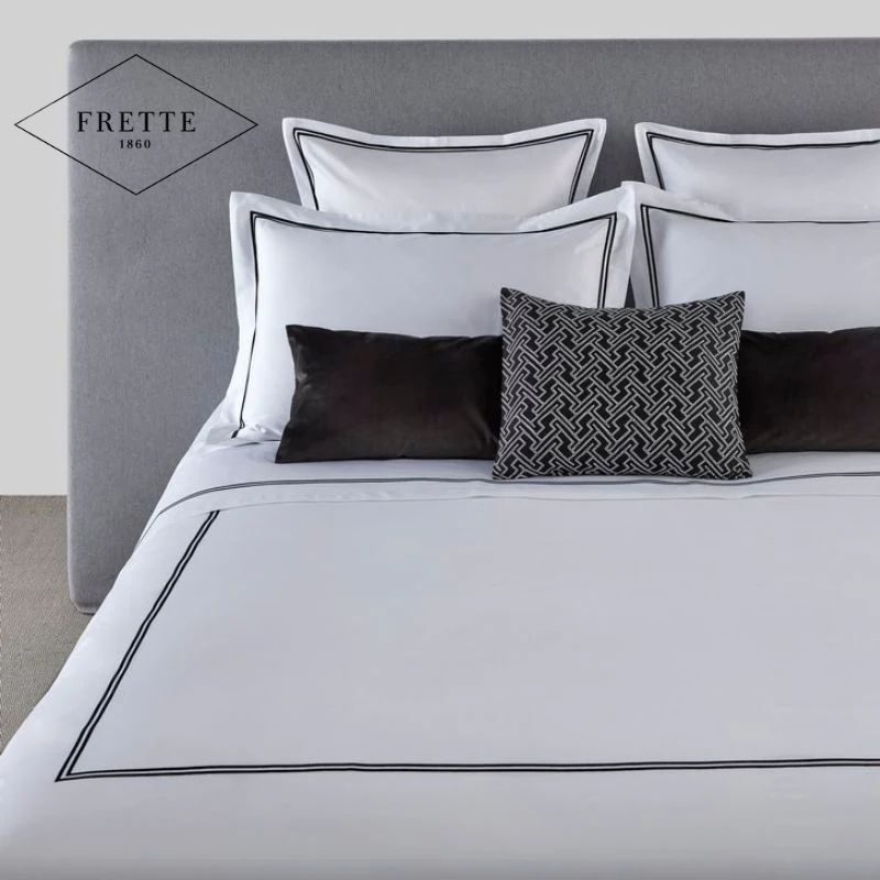 Copripiumino Raso Liscio 300 fili New York cm 280x240 (King Size) - Frette